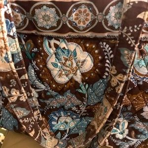 EUC. Vintage Katie Java Blue Vera Bradley Pocketbook. 10 1/2” x 15”